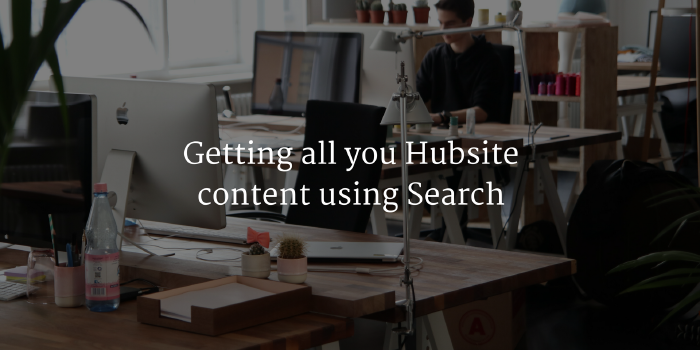 Getting all your Hub content using Search